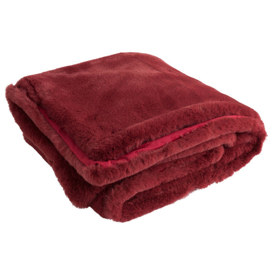 J-Line Plaid Cutie - Fleece Deken – Polyester – 180x130 cm – Kerstrood