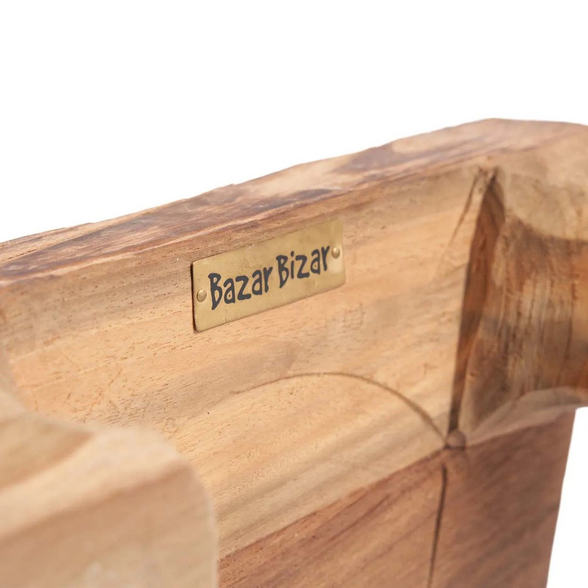Dienblad - naturel teak