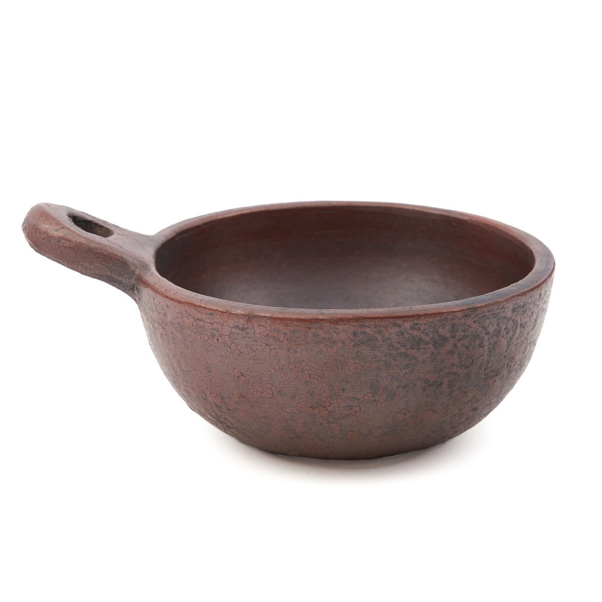 De Etnische Kom met Handvat - Terracotta
