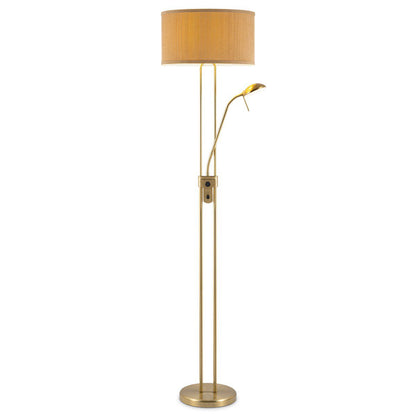 Moderne Vloerlamp - 40/40/170cm - Linnen Lampenkap