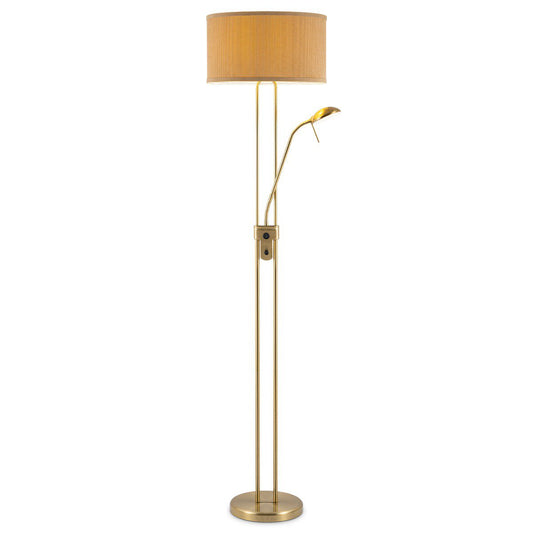 Moderne Vloerlamp - 40/40/170cm - Linnen Lampenkap