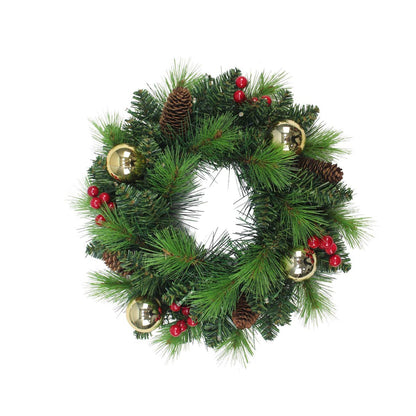 Kerstkrans "Noël" Outdoor met LED Diameter 35cm