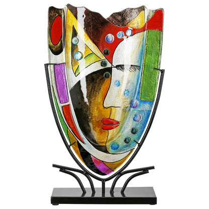 Veronique gezichtsvaas, hoogte 49 cm