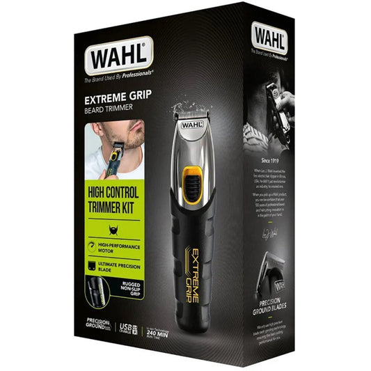 Wahl Extreme Grip Baardtrimmer Zwart/Geel/Chroom