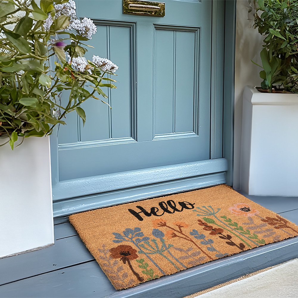 Deurmat "Hello" 75x45x1 cm