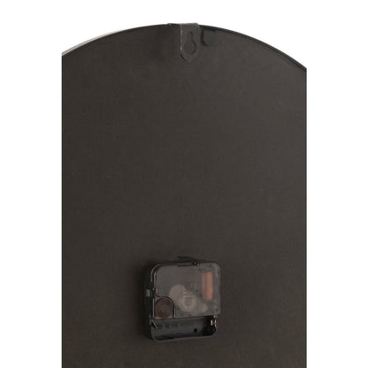 J-Line klok Nue - mdf/ijzer - naturel - small - Ø 40 cm