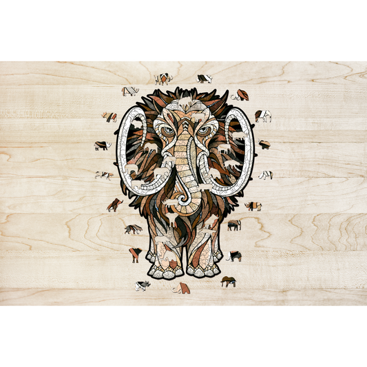 Houten Legpuzzel Mammoet