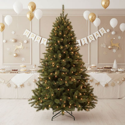 Kunstkerstboom Bristlecone Fir H155 x Ø99 cm Groen