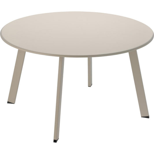 Bijzettafel Ø70xh40cm mat beige