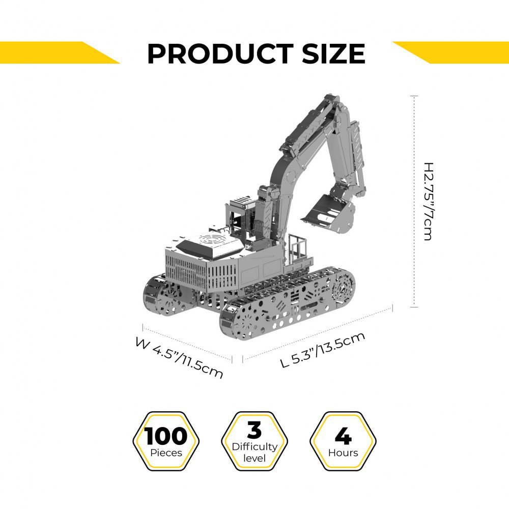 3D Metalen Bouwpakket Tireless Digger