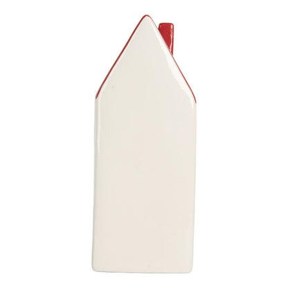 Decoratie huisje met LED 7x6x19 cm