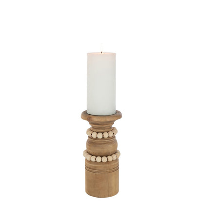 J-Line kaarshouder Pila - hout - naturel - small