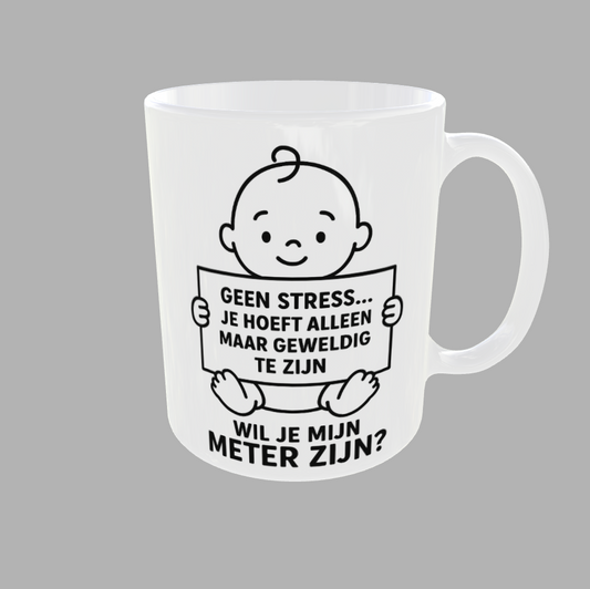 Mok "Geen Stress...Meter" 350ml