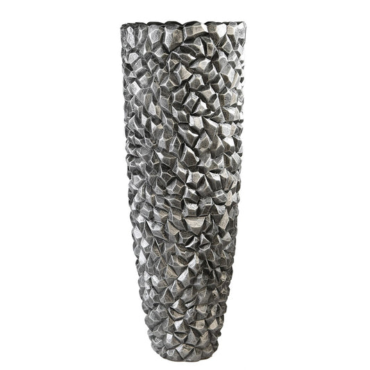 Bloempot "Gravity" grafiet H.109cm