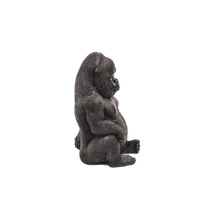 Ornament Gorilla Zwart