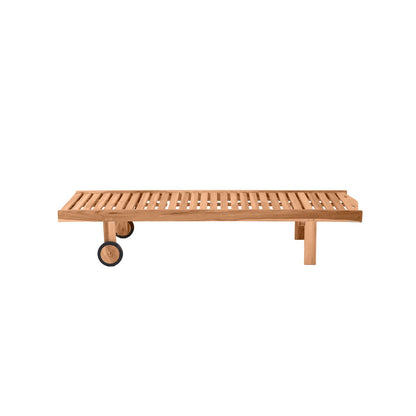 Ligstoel teak