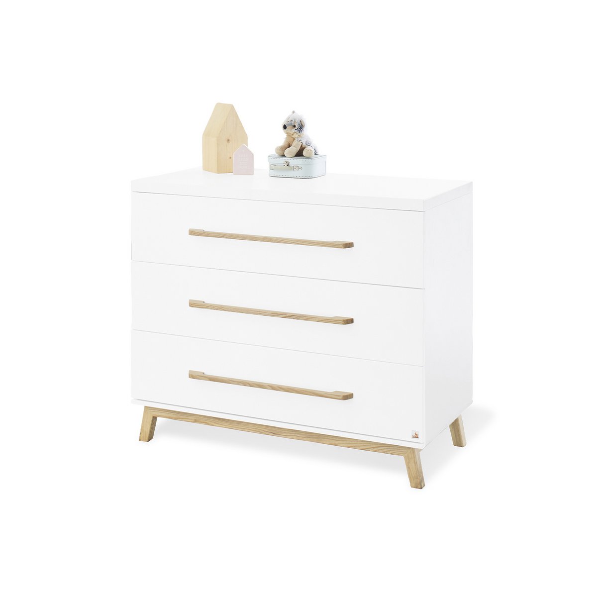 Set 'Riva' breed 3 delen: ledikant, brede commode, 2-deurs kledingkast