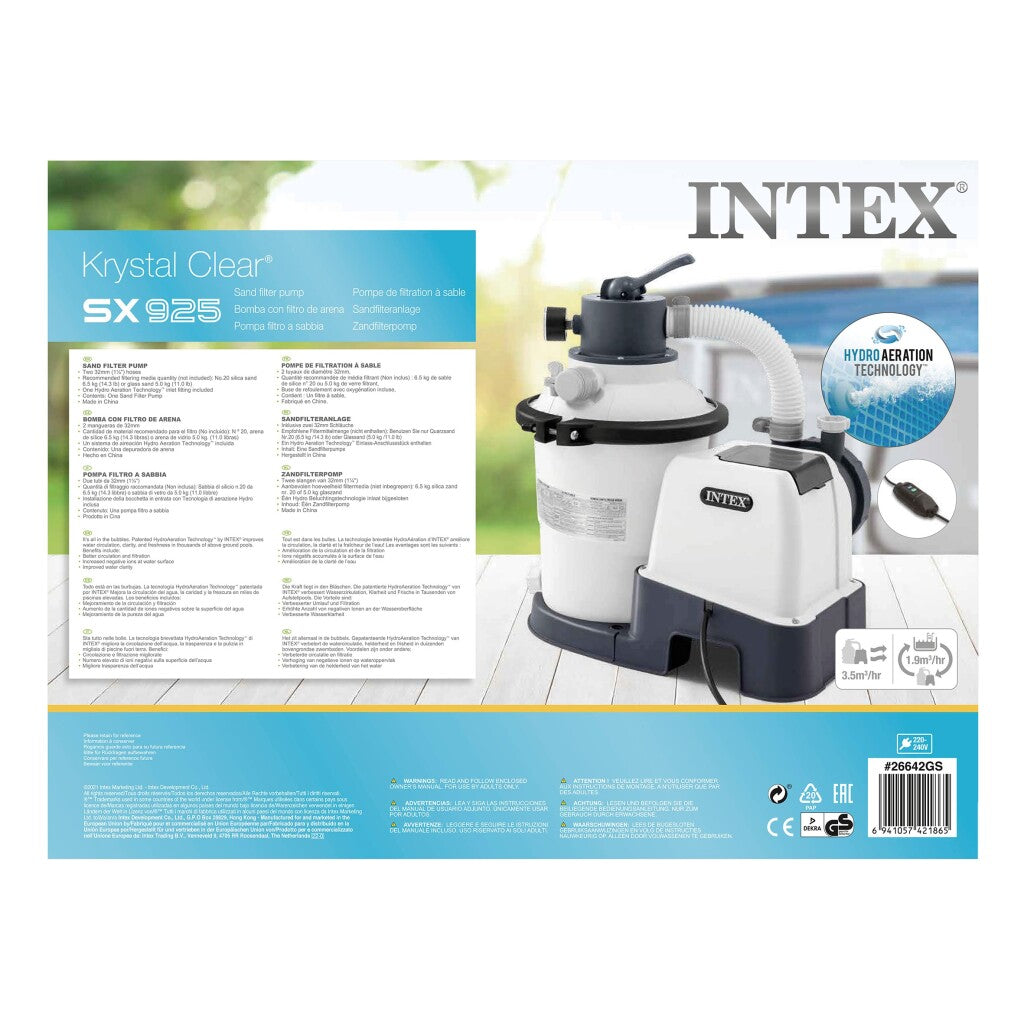 Intex 26642GS Krystal Zandfilter Pomp  SX925