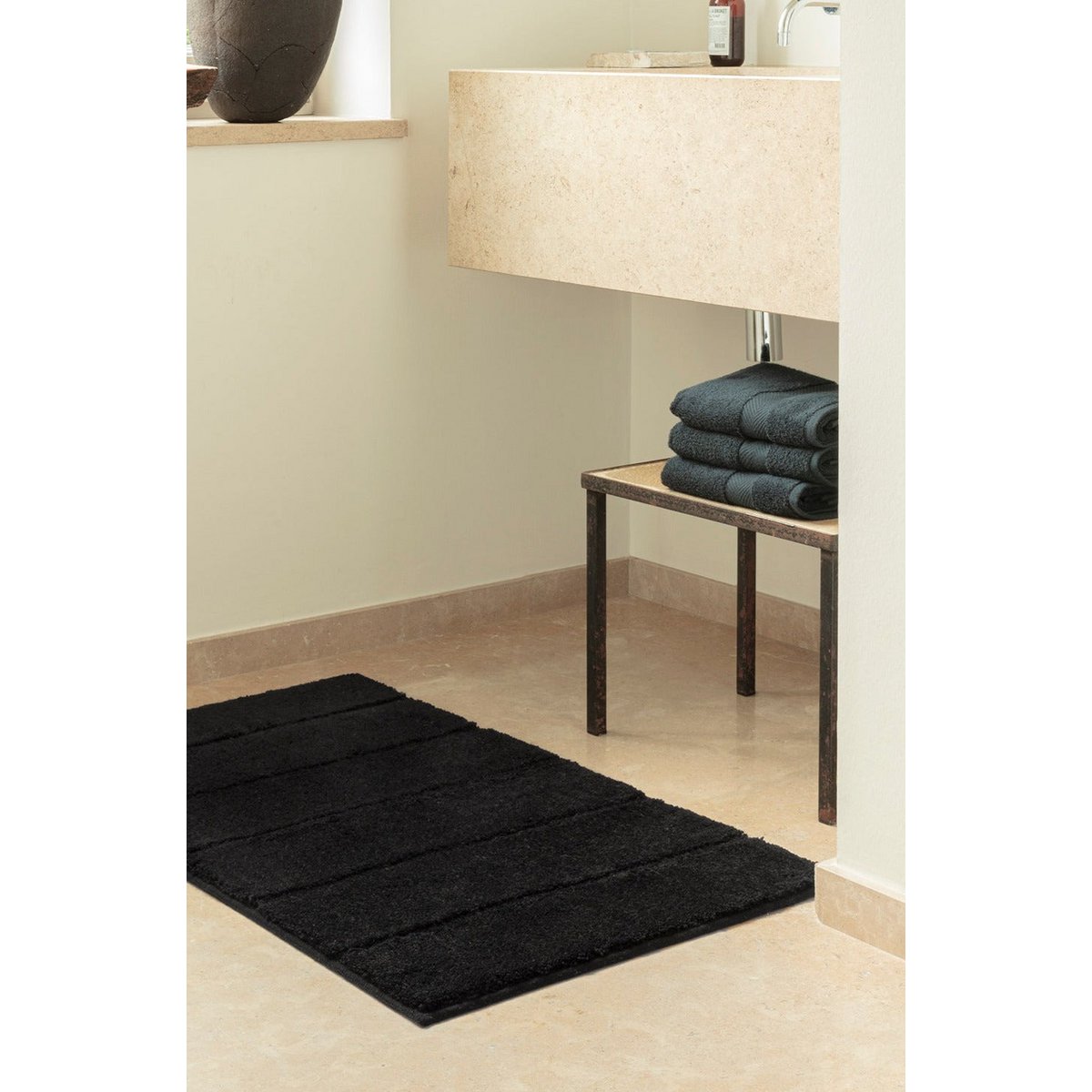 Ray Bath Mat Black
