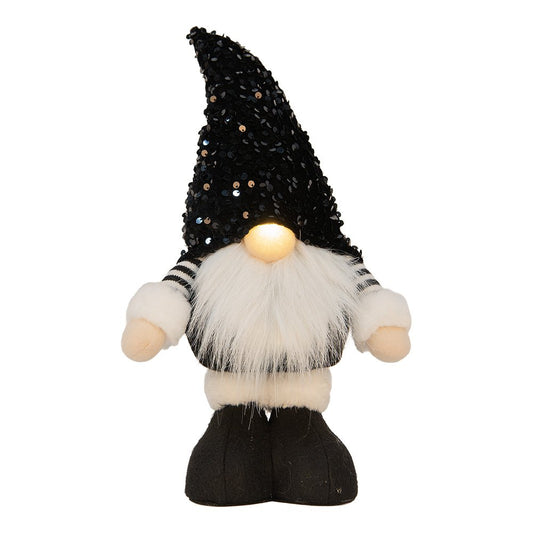 Kabouter met LED 10x15x38 cm