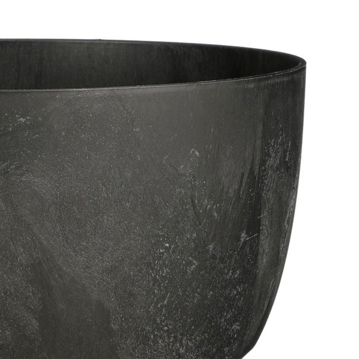 Plantenbak buiten Doppio Zwart Ø 33 cm H18,5