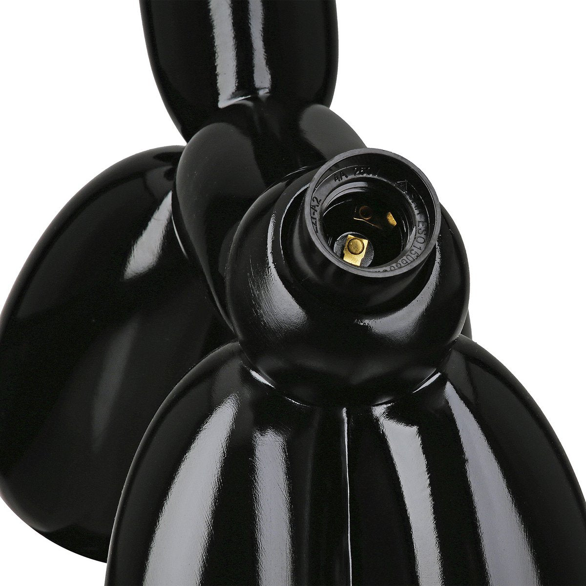 Tafellampballon; Dog Scotty Schwarz H. 35,5 cm