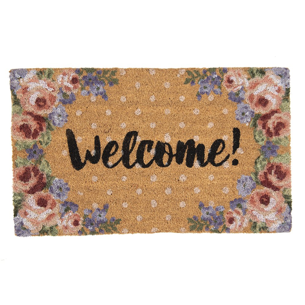 Deurmat "Welcome!" 75x45x1 cm