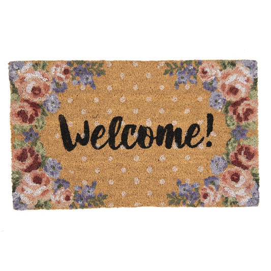 Deurmat "Welcome!" 75x45x1 cm