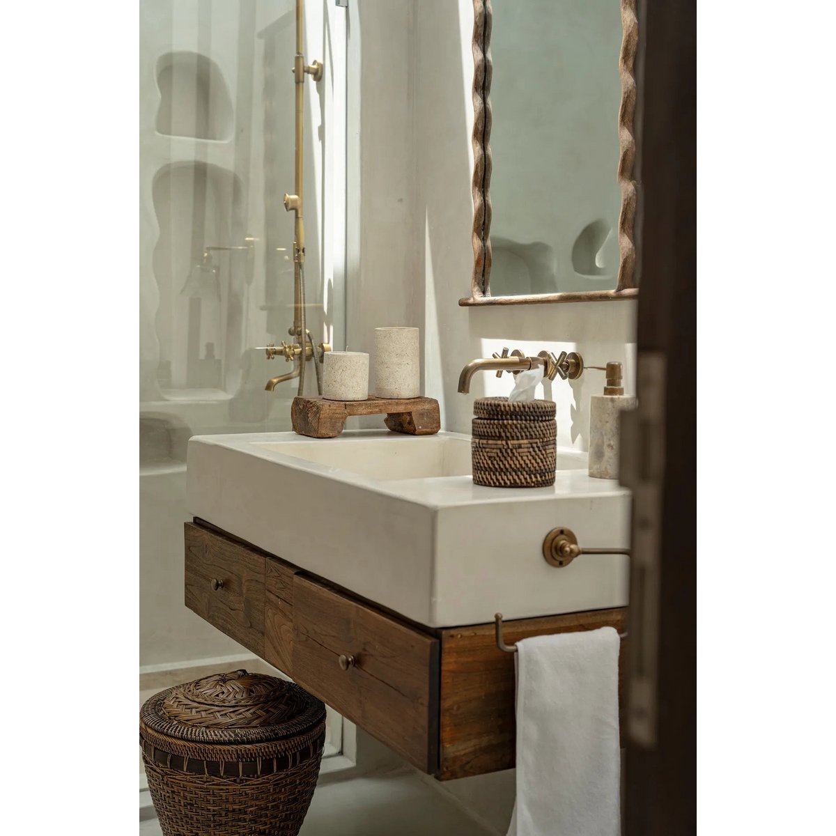 The Colonial Tissue Box - Natuurlijk bruin