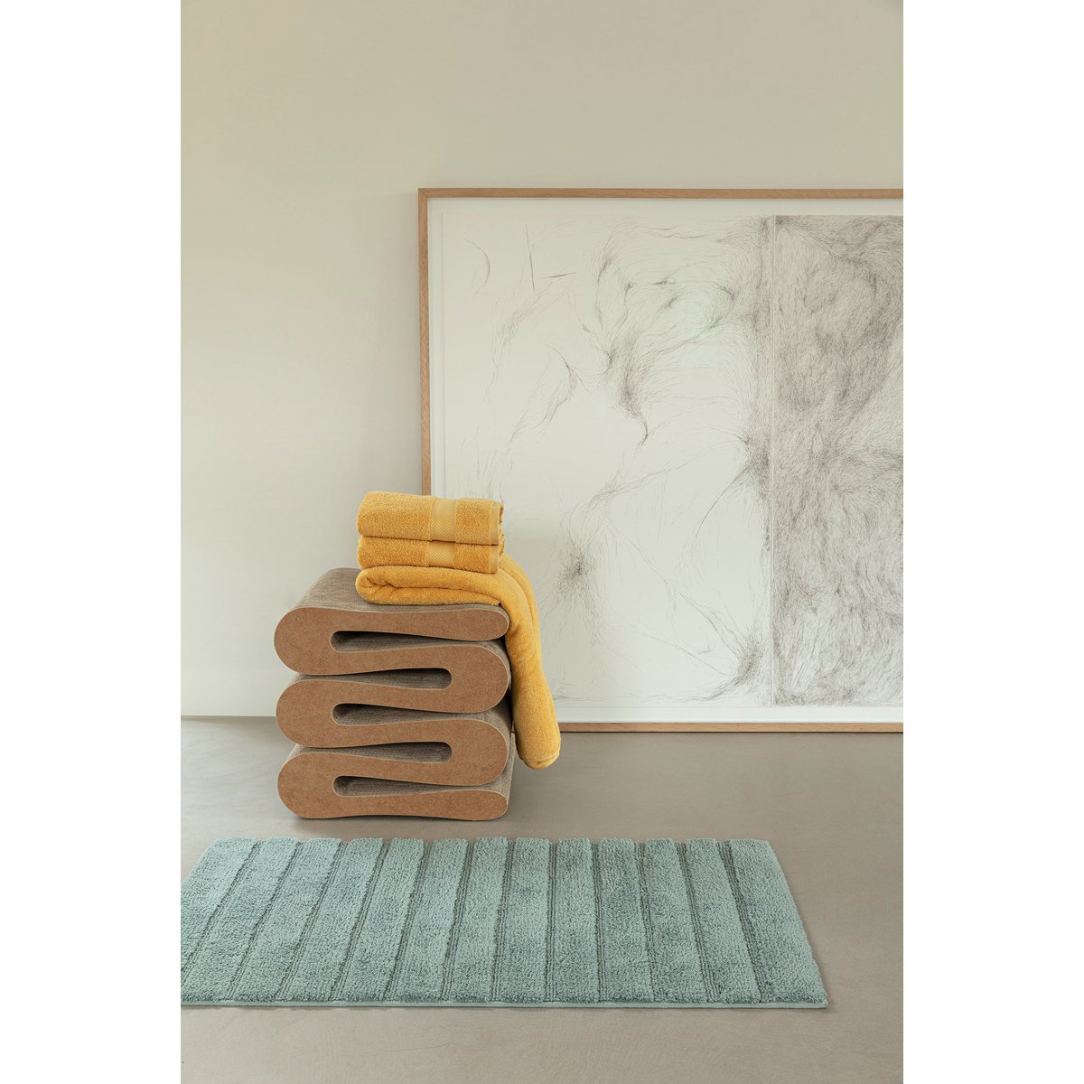 California Bath Mat - Sea Green