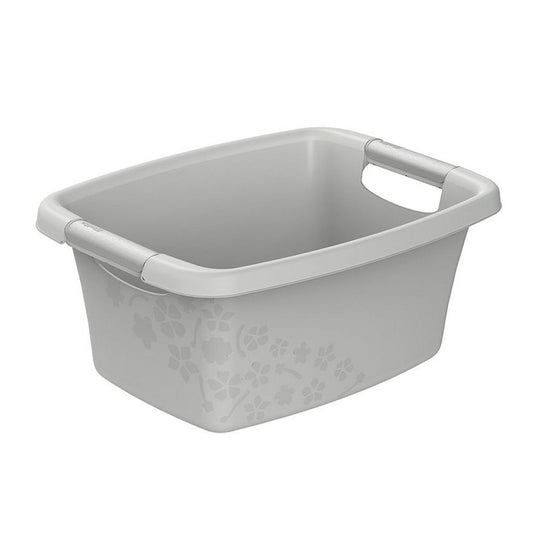 Rotho Flowers Wasmand 12L Cool Grey