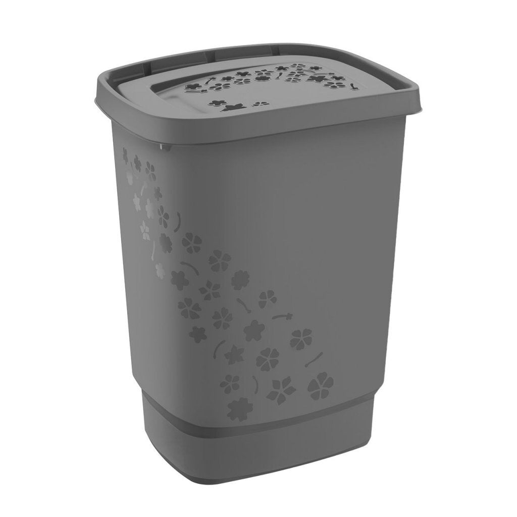 Rotho Flowers Wasmand 44.7x34.7x60.5 55L Antraciet