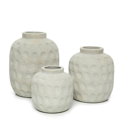 Trendy Vaas - Beton - S