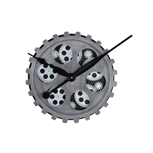 Metalen wandklok "Gears"
