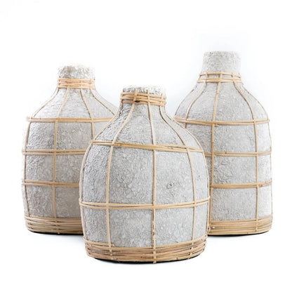 Whoopy Vaas - Beton Naturel - S