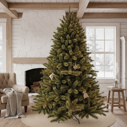 Kunstkerstboom Forest frosted H185cm Ø130cm Groen