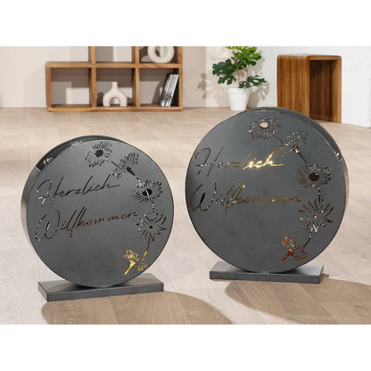 2 stuks Lantaarn "Learn Live Dreams"