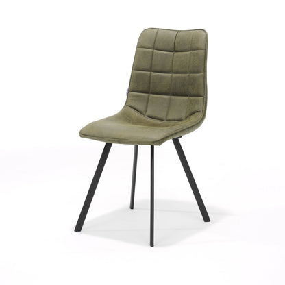 Cora stoel - Bull Microleder Moss #59