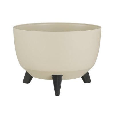 Plantenbak buiten Doppio Beige Ø33 cm H18,5 cm
