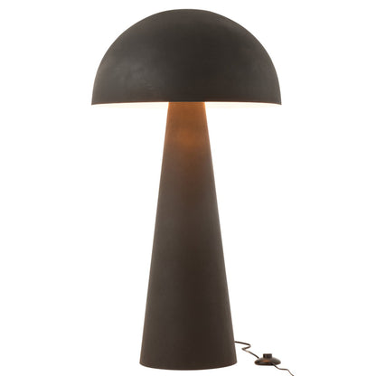 J-Line staanlamp Paddenstoel - metaal - zwart - extra large