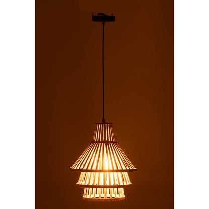 J-Line hanglamp Lagen - bamboe - naturel - medium