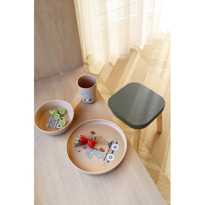 Milas bioplastic dinerset 3-pack
