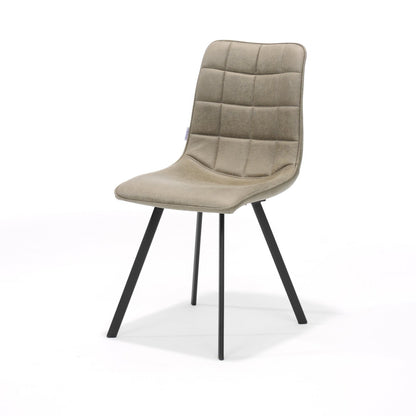 Cora stoel - Bull Microleder Liver #10