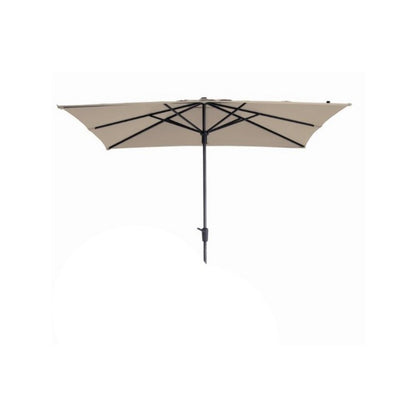 Parasol Syros 280x280cm opdraai ECRU