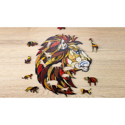 Houten Legpuzzel Leeuw