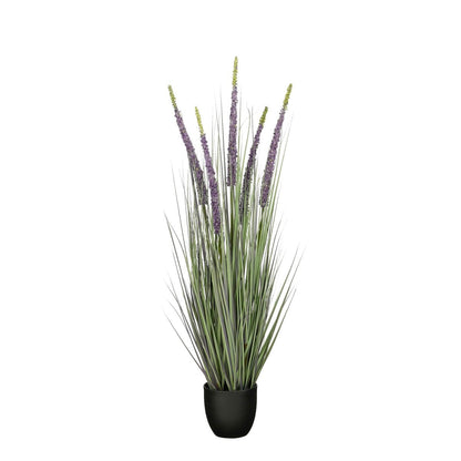 Kunstplant Siergras Paars Ø35cm x H110cm