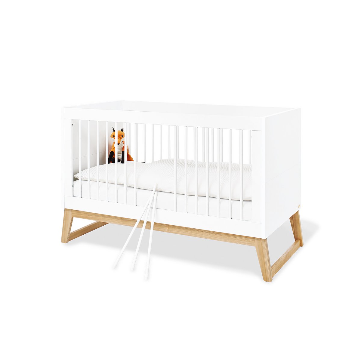 Set 'Brug' breed 3 delen: ledikant, brede commode, 2-deurs kledingkast
