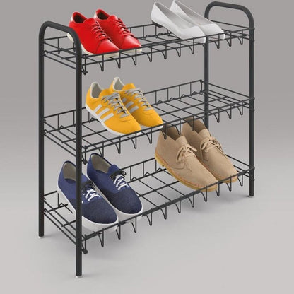 Metaltex Shoe Schoenenrek 3 Etages 64x23x59 cm Zwart