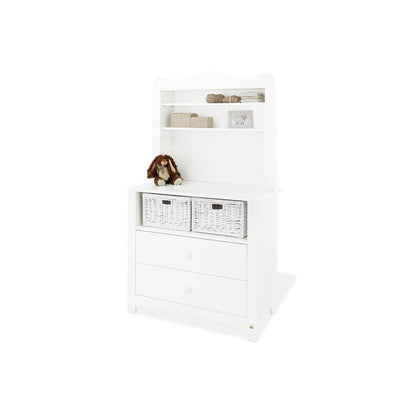 Set 'Florentina' breed, incl. brede kast4 delen: ledikant, brede commode, brede plank, 2-deurs kledingkast