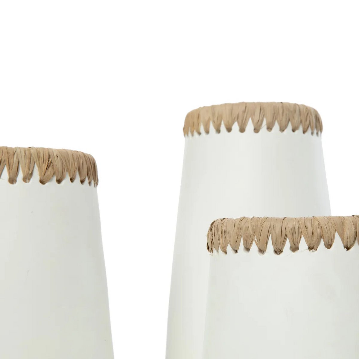 Sneaky Vase - Wit Naturel - M